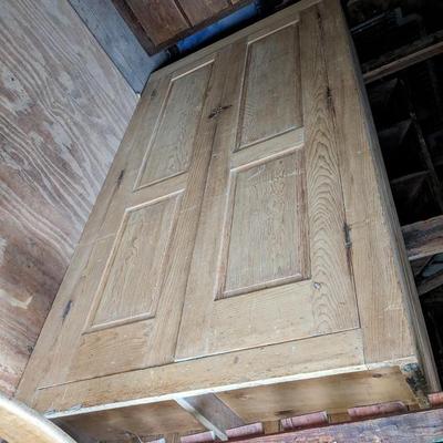 Sizable Primitive Wardrobe, Lovely Condition