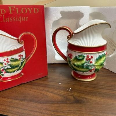 Fritz and Floyd Holiday Pitcher