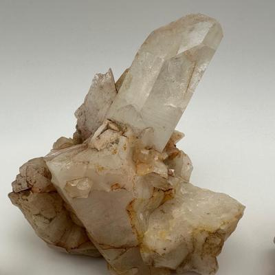 Three (3) Quartz Crystals