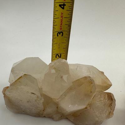 Three (3) Quartz Crystals