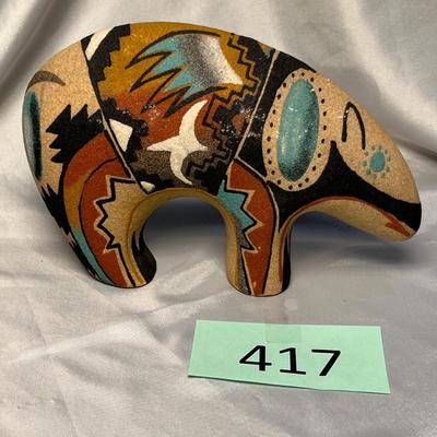 Native American Pottery Bear Figure
