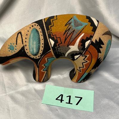 Native American Pottery Bear Figure