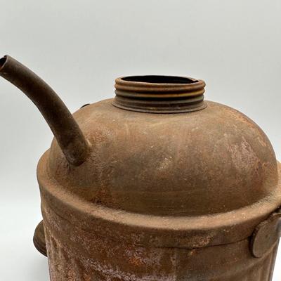 Antique Metal Oil Can