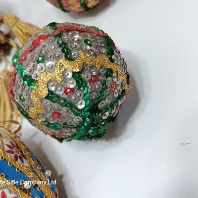 Vintage beaded ornaments