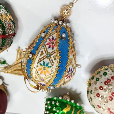 Vintage beaded ornaments
