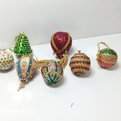 Vintage beaded ornaments