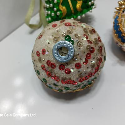Vintage beaded ornaments