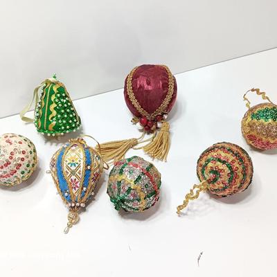 Vintage beaded ornaments