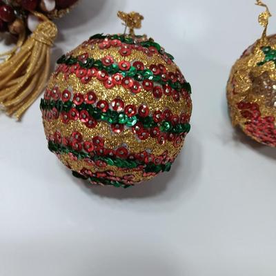 Vintage beaded ornaments
