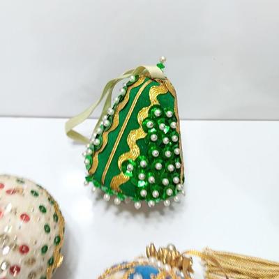Vintage beaded ornaments