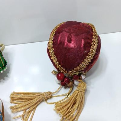 Vintage beaded ornaments