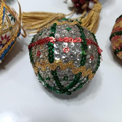 Vintage beaded ornaments