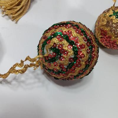 Vintage beaded ornaments