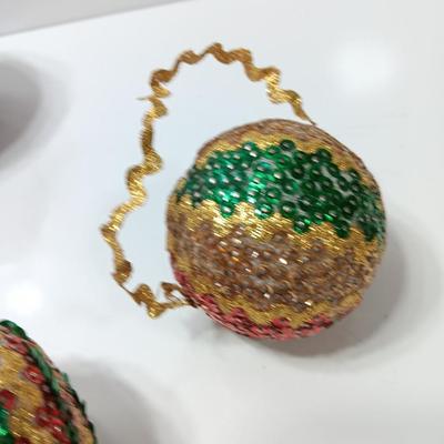 Vintage beaded ornaments
