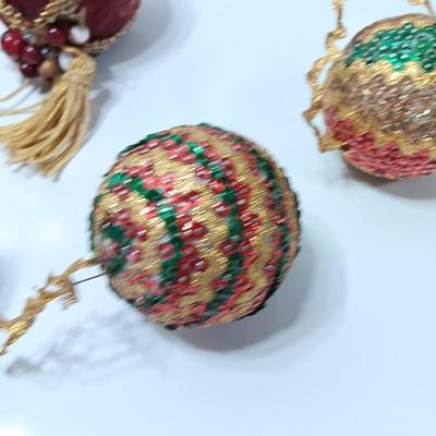 Vintage beaded ornaments