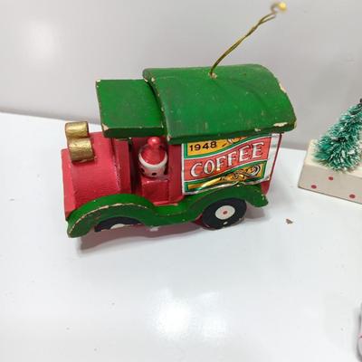 Vintage wooden ornaments