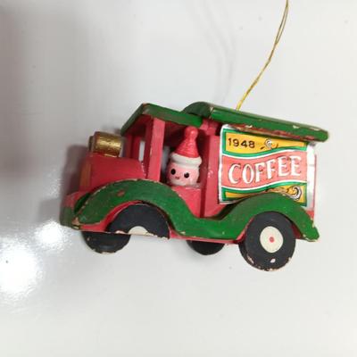 Vintage wooden ornaments