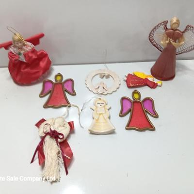 Vintage Angel themed ornaments