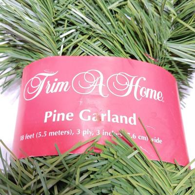 Trim a Home Pine Garland 18 feet each package