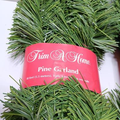 Trim a Home Pine Garland 18 feet each package