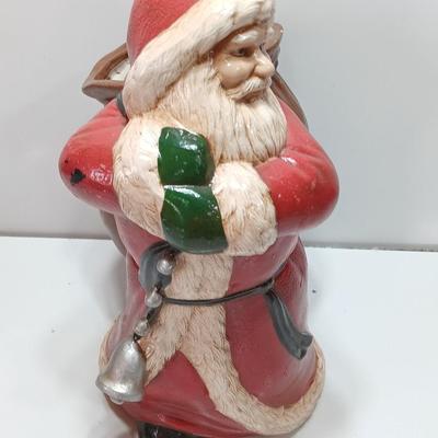 Large ceramic Santa with bag on his back