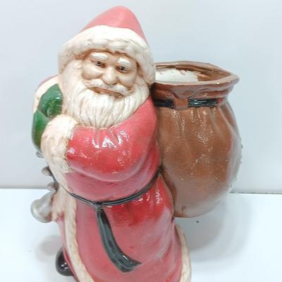 Large ceramic Santa with bag on his back