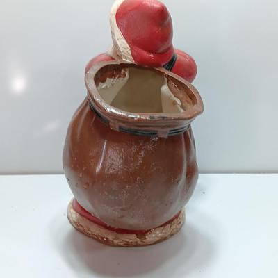Large ceramic Santa with bag on his back