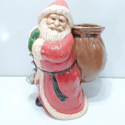 Large ceramic Santa with bag on his back