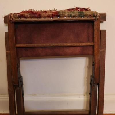 Antique Civil War Era Folding Camp Chair