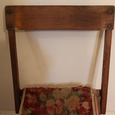 Antique Civil War Era Folding Camp Chair