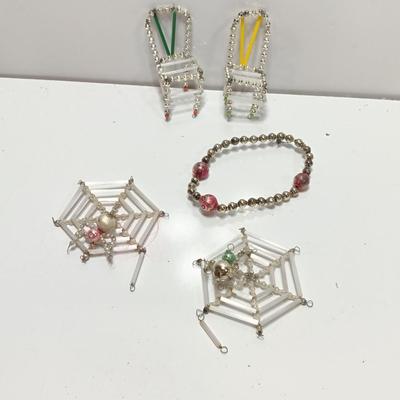 Antique Mercury glass ornaments