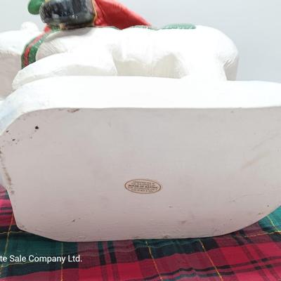 House of Hatten RARE Denise Calla 1995 Santa Claus Riding Polar Bear