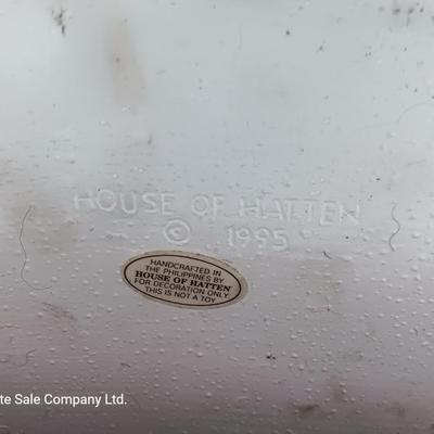 House of Hatten RARE Denise Calla 1995 Santa Claus Riding Polar Bear