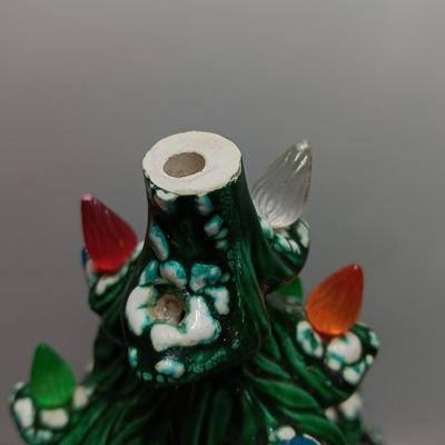 Working Atlantic Mold Ceramic tree with light up base 14"