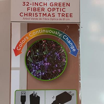 Standard plug or USB 32" Fiber optic Christmas Tree PERFECT FOR THE OFFICE!!