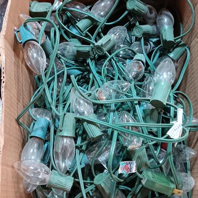 Christmas Lights - clear big bulbs