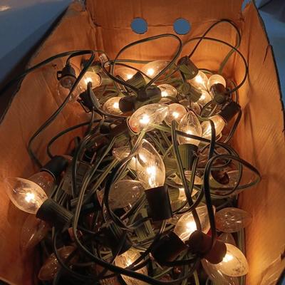 Christmas Lights - clear big bulbs
