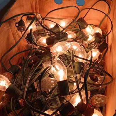 Christmas Lights - clear big bulbs