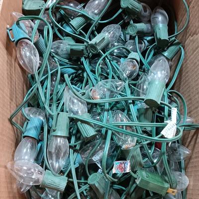 Christmas Lights - clear big bulbs
