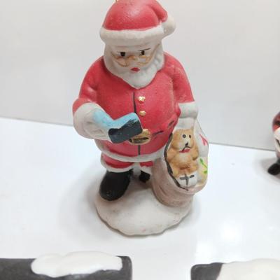 Christmas decorative figures - Santa collection - Santa in train