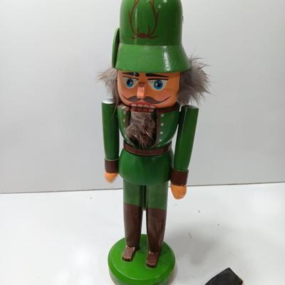 Hunting wooden nutcracker