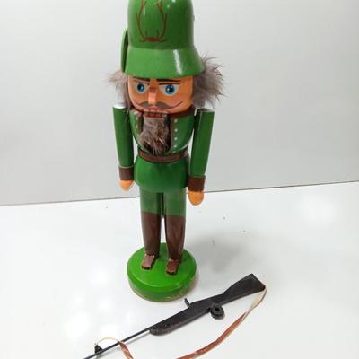 Hunting wooden nutcracker