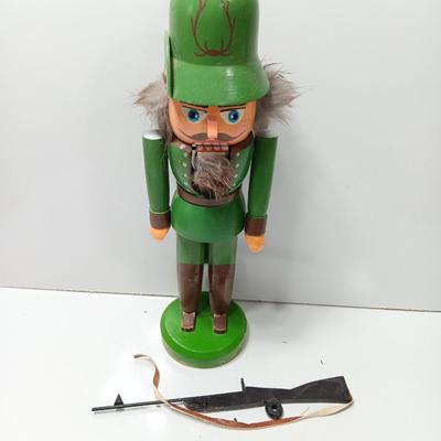 Hunting wooden nutcracker