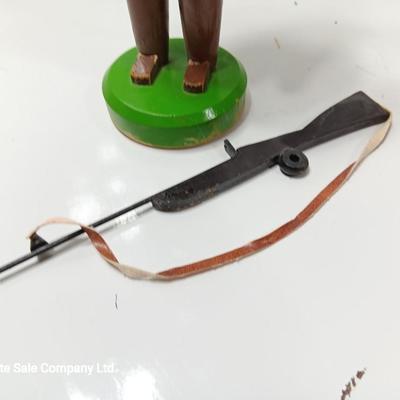 Hunting wooden nutcracker