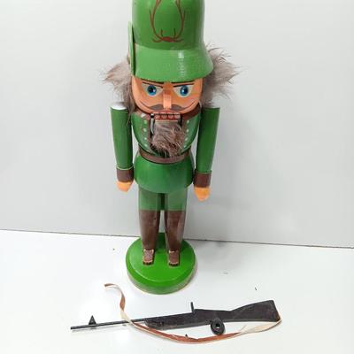 Hunting wooden nutcracker