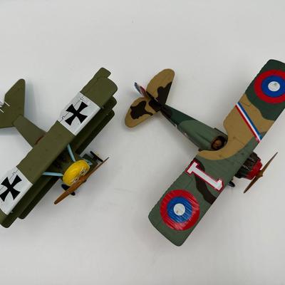 Two (2) Display Matchbox Model Planes