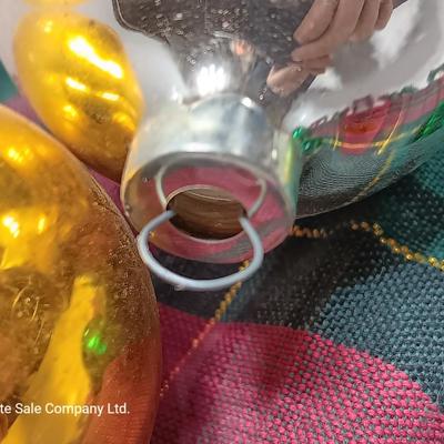 Multiple colored glass ornaments - Made in USA - Shiny Brite