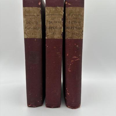 The Rise of Dutch Republic Three (3) Volume Set, 1883.