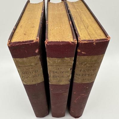 The Rise of Dutch Republic Three (3) Volume Set, 1883.