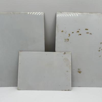 Three (3) Glass Painted Photographs of New Orleans